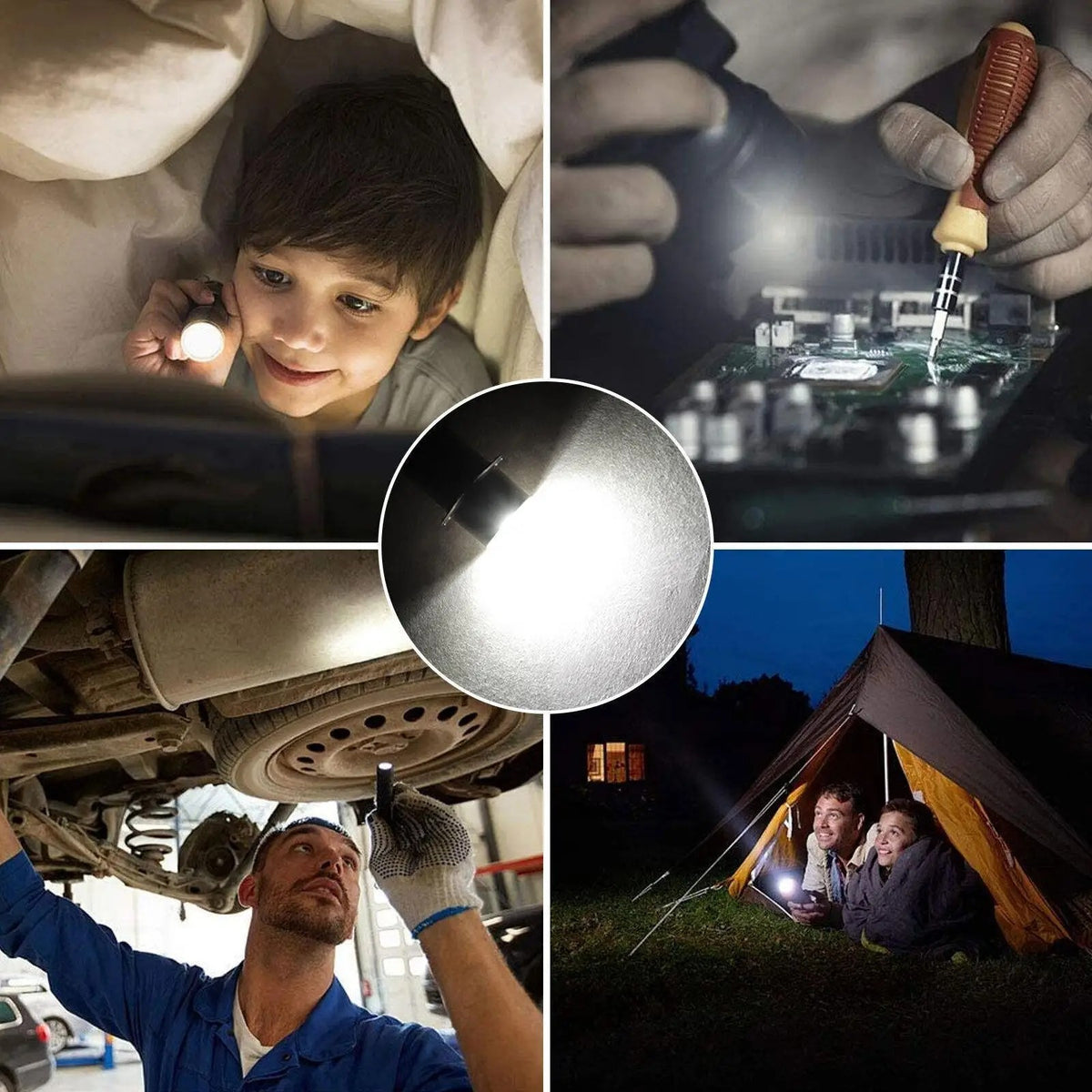 Super Bright LED Upgrade Bulb for Flashlights - 6-24V, 200 Lumens
