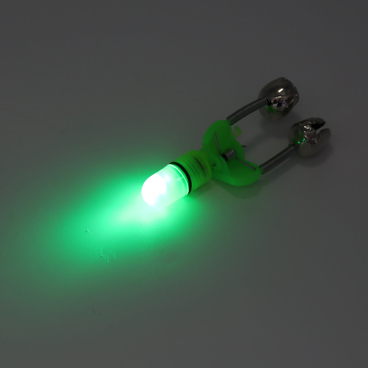 LED Night Fishing Bite Alarm Bells Set for Rod Tip Alert - Waterproof