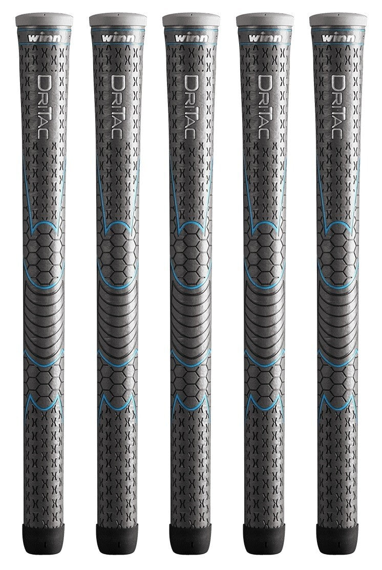Set of 5 Ladies Dri-Tac Golf Grips - Grey Cushioned Tacky Comfort