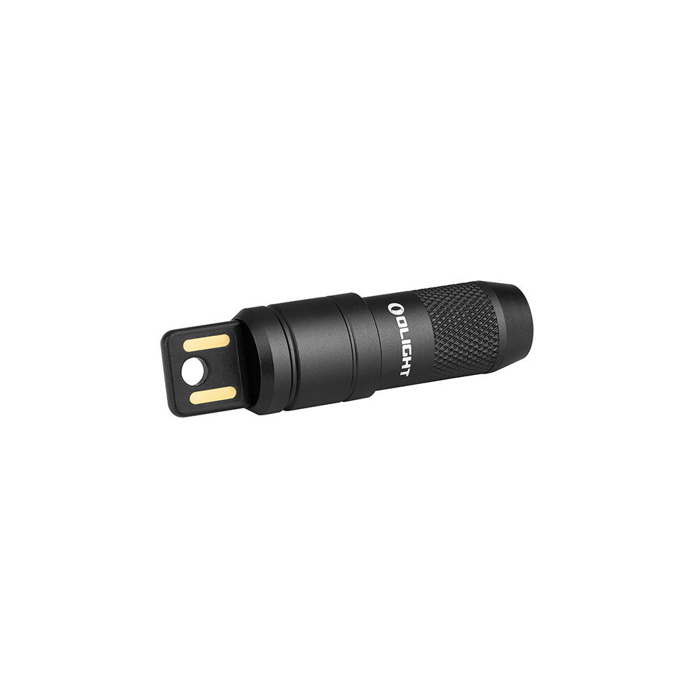 Rechargeable Mini Keychain Flashlight 50 Lumens - Compact, Hands-Free, USB Charging