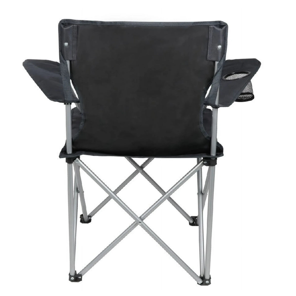 Heavy Duty Folding Camping Chair with Cup Holder - Oversized Portable Seat