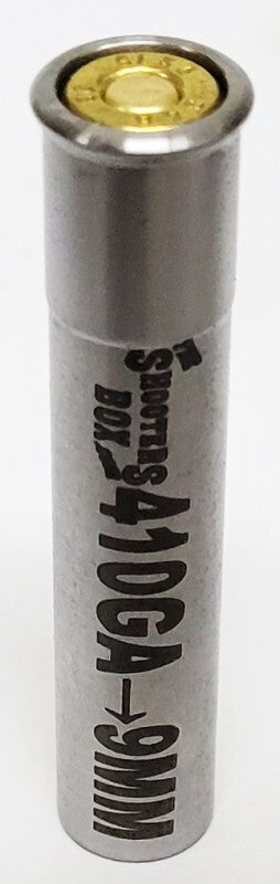 410GA to 9mm Luger Caliber Adapter - Stainless Steel Chamber Reducer