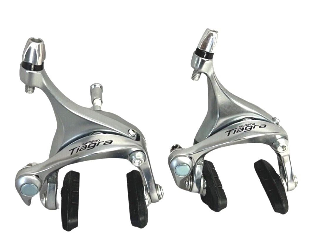 Shimano Tiagra BR‑4600 Road Brake Caliper Set Front & Rear Silver Dual-Pivot