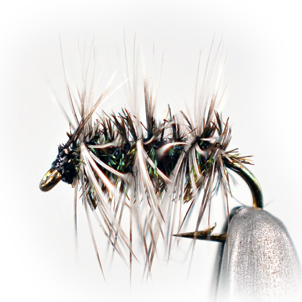 Dozen Dry Fishing Flies - Midge Pattern with Assorted Hook Sizes