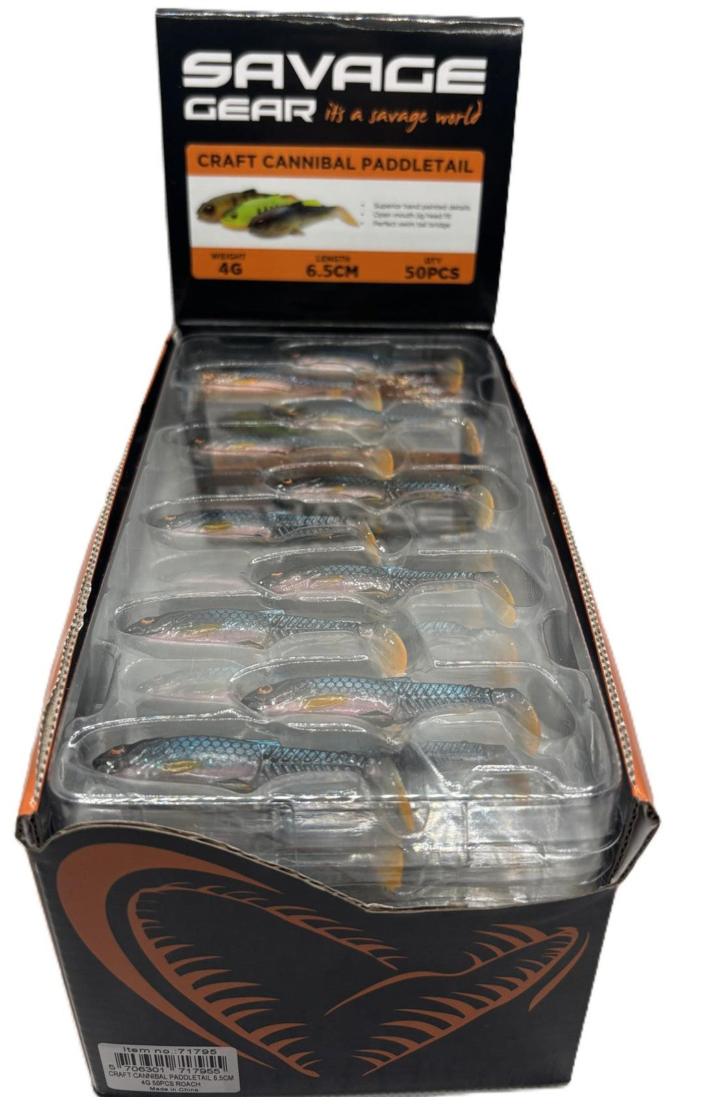 Fishing Soft Baits Pack - Paddletail Lures for Freshwater Fish, 50 pcs