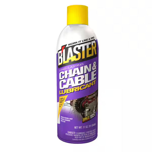 Bicycle Chain & Cable Lubricant Spray - Long-Lasting 11 Oz Bike Lube