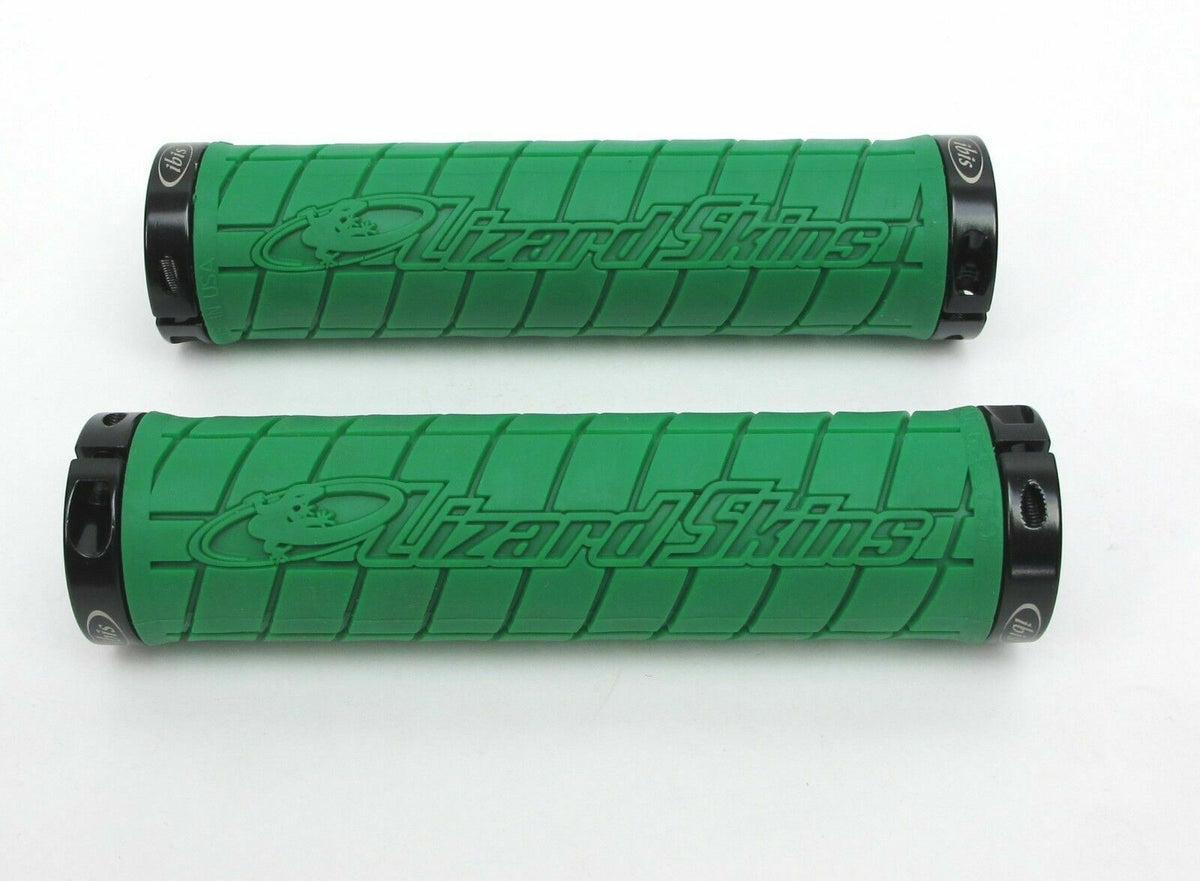 Lock-On Mountain Bike Grips Dark Green Compatible with Ibis Bikes