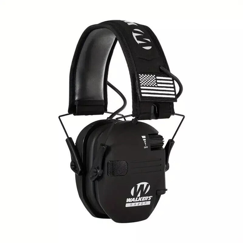 Electronic Shooting Ear Muffs Noise Cancelling Hearing Protectors - Slim Foldable