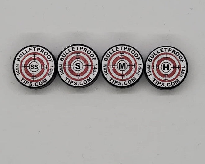 Pool Cue Tip 14mm A.I.M. 11-Layer Accuracy Improving Multi-Layer Tip