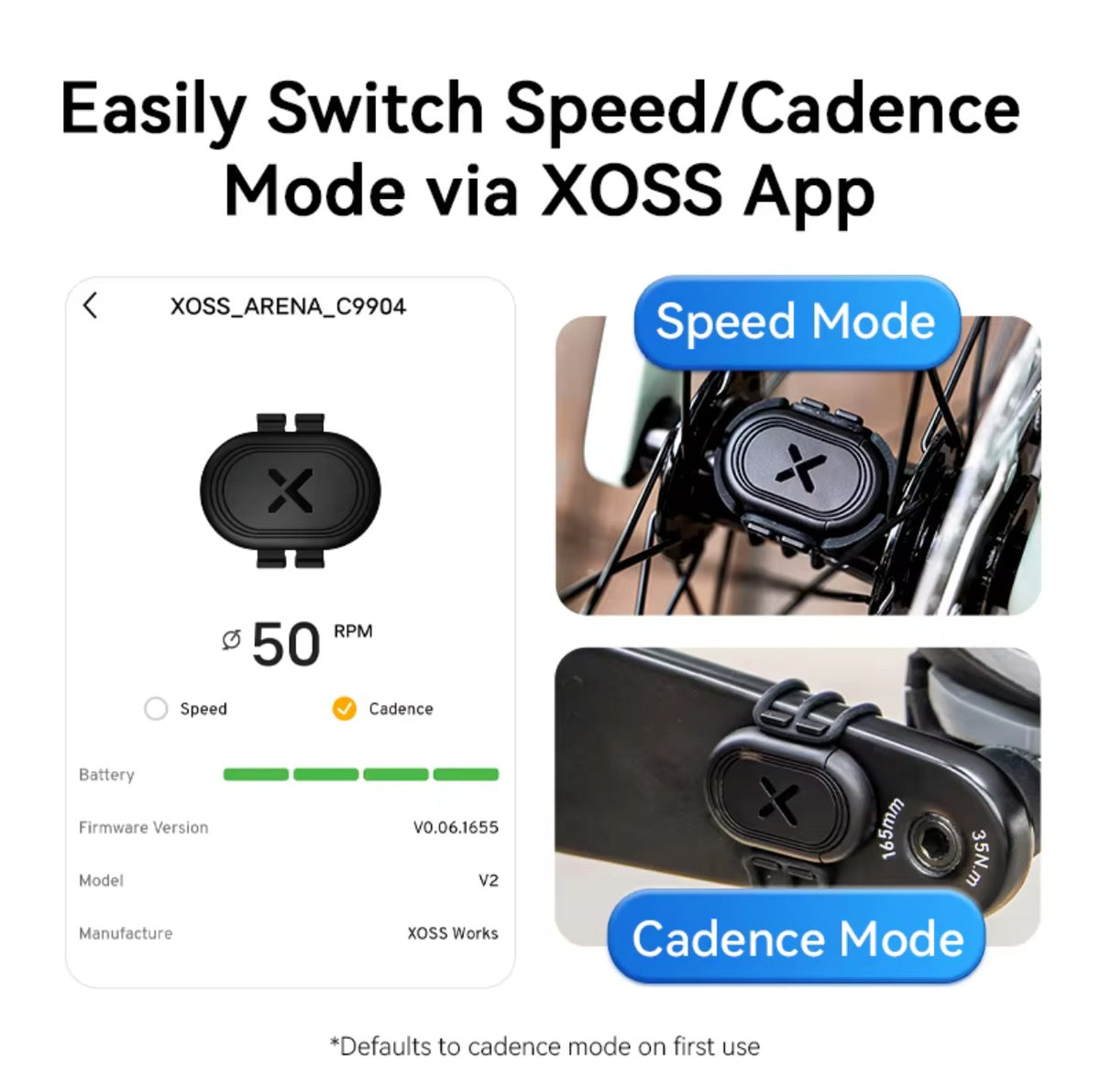 Bike Speed & Cadence Sensor Waterproof ANT+ Bluetooth Cycling Accessory