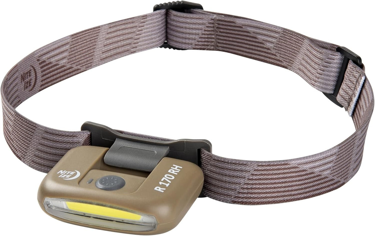 Rechargeable Headlamp 170 Lumens with 4 Modes and Water-Resistant Handheld Conversion