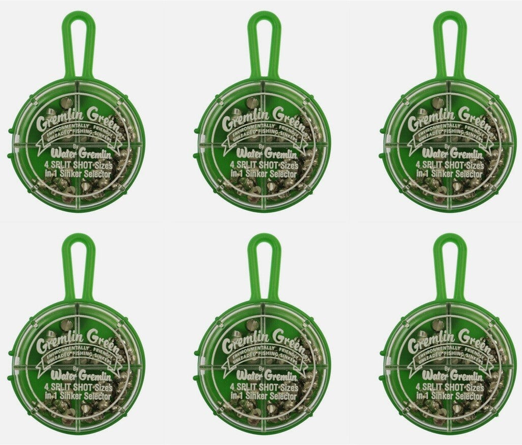 Water Gremlin Z700-R Split Shot Weights - 78pc Pack for Fishing Tackle