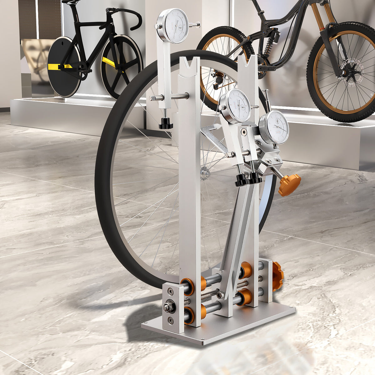 Bike Wheel Truing Stand Bicycle Repair Tool Kit for Wheel Tuning & Alignment