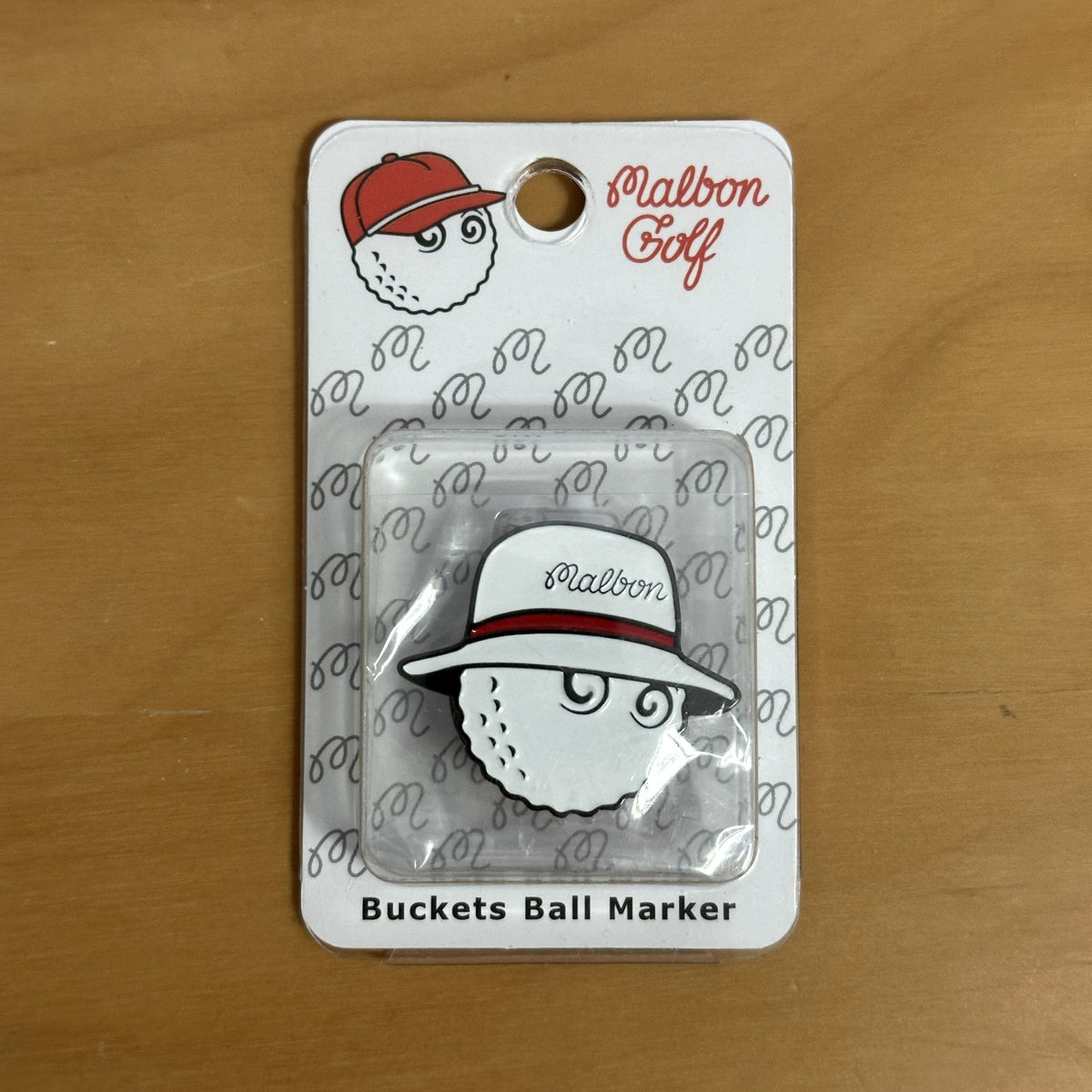 Golf Ball Marker with Magnetic Clip and Bucket Hat Accessory