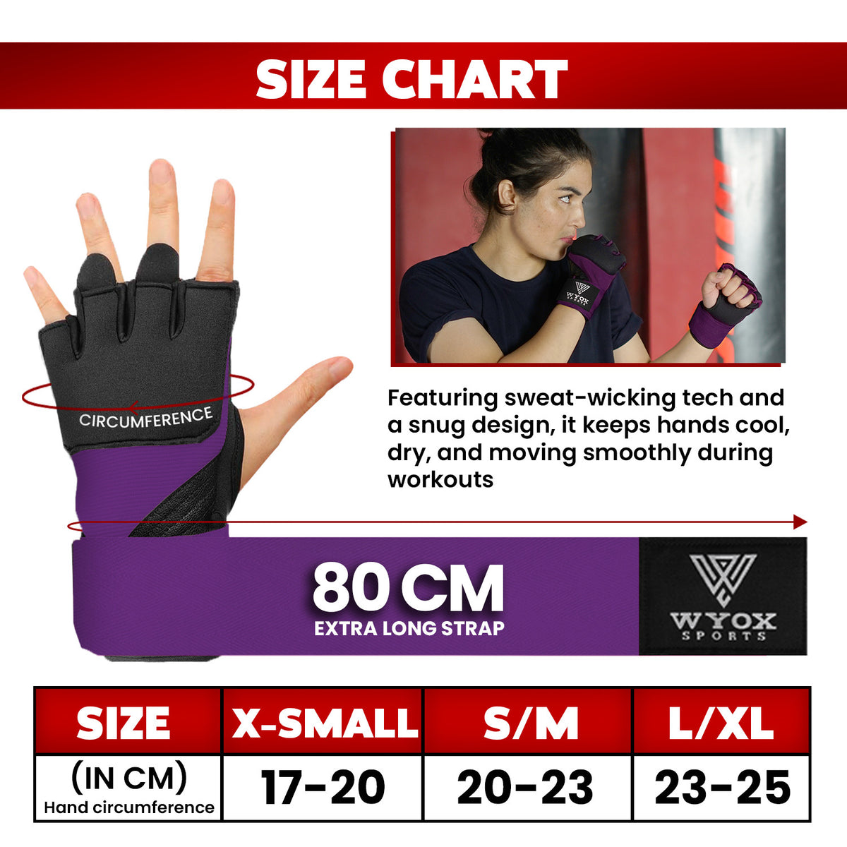 Kids Boxing Gloves & Hand Wrap Set for MMA Kickboxing Training