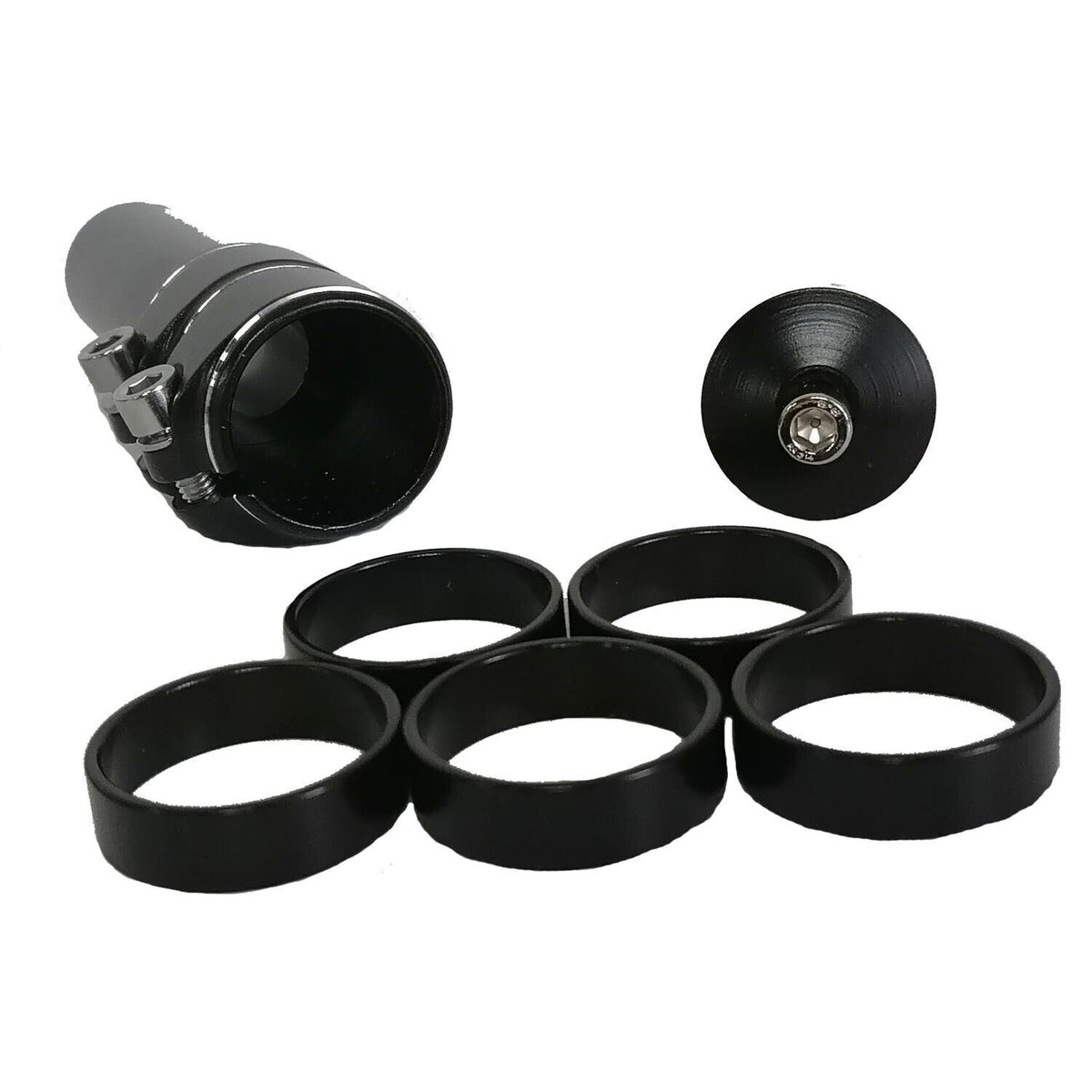 Mountain Bike Handlebar Riser Extender - Aluminum Alloy Fork Stem Spacer