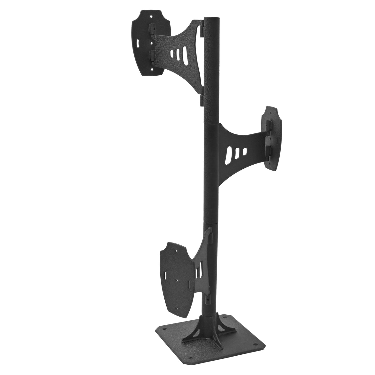 Deer Shoulder Mount Pedestal Stand for Taxidermy Display, Black Steel