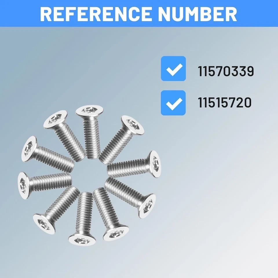 10Pcs Automotive Brake Disc Rotor Torx Screws for GMC Cadillac Saturn