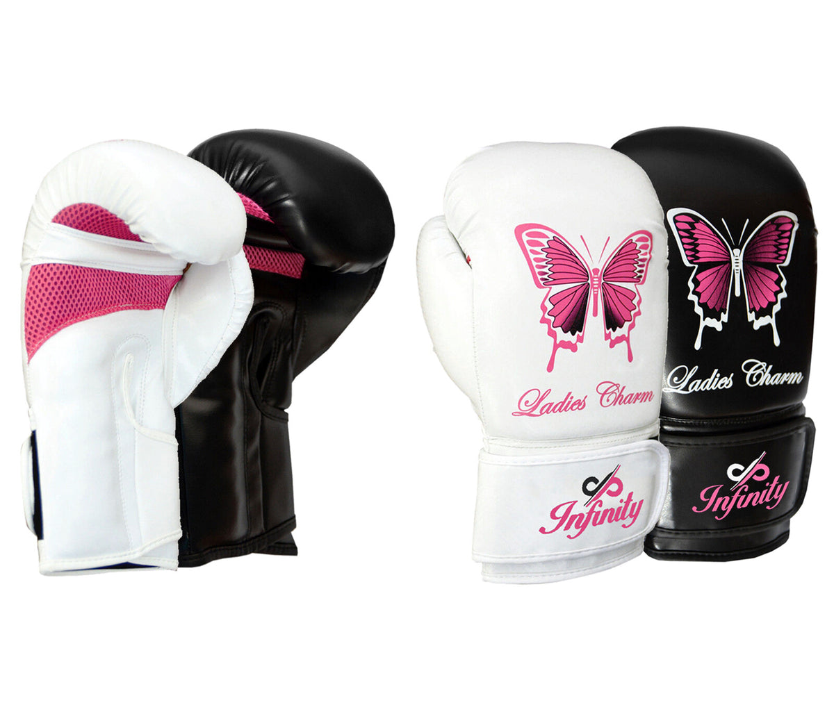 Women's Boxing Gloves MMA Training Punching Mitts Bag Gloves Muay Thai