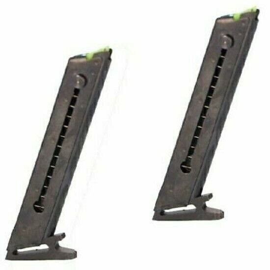 2-Pack High Standard Military Model .22 LR Magazine - Blue Steel 10-Round