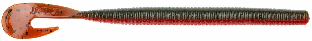 Fishing Soft Plastic Worms - 5.75 Inch Bait Infused Lures for Bass & Catfish