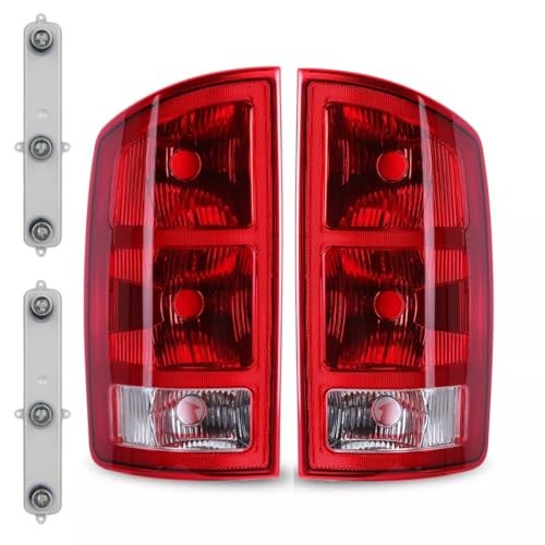 2002-2006 Dodge Ram Tail Light Set - Rear Brake & Signal Lamps for Pickup Trucks