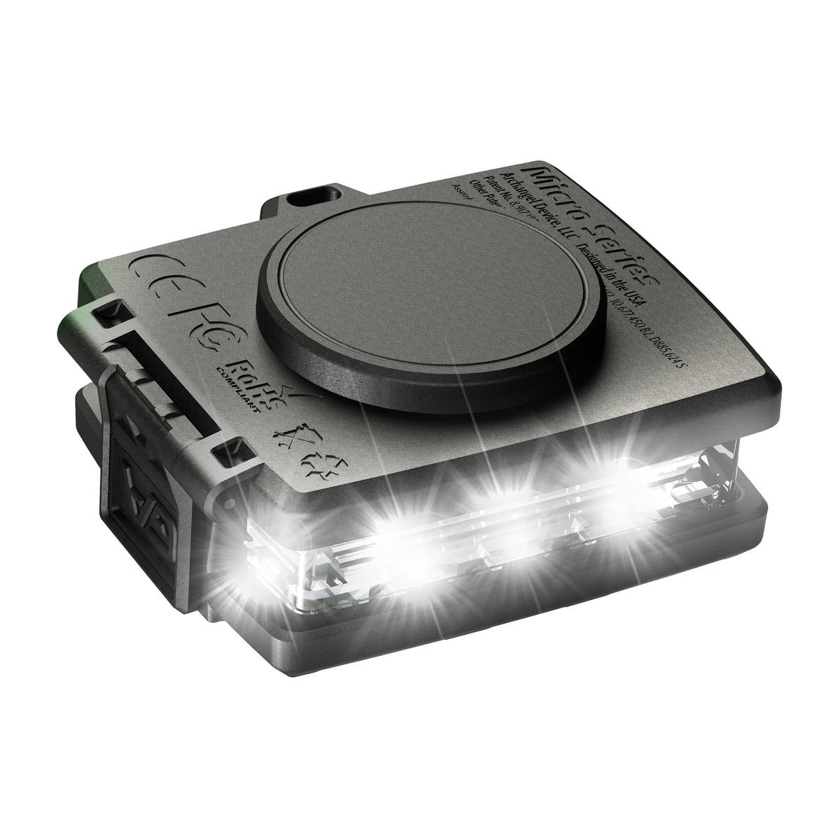 Wearable Safety Light with Long Range Visibility and Rechargeable Battery