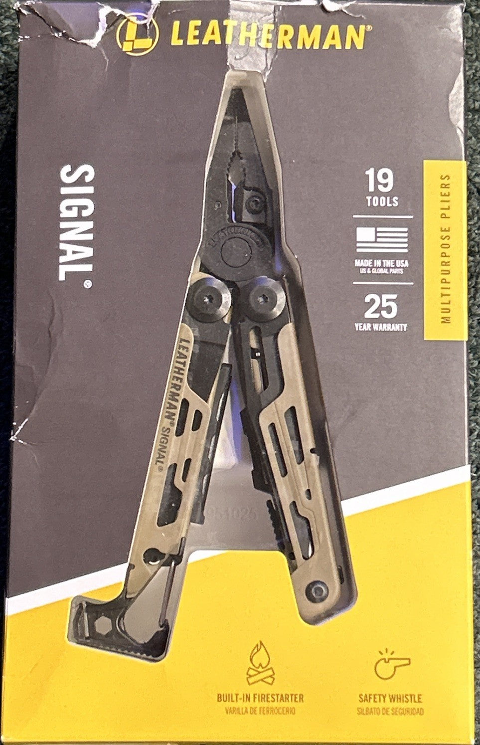 Leatherman Signal 19-in-1 Multi-Tool Coyote Tan Brand New Sealed USA