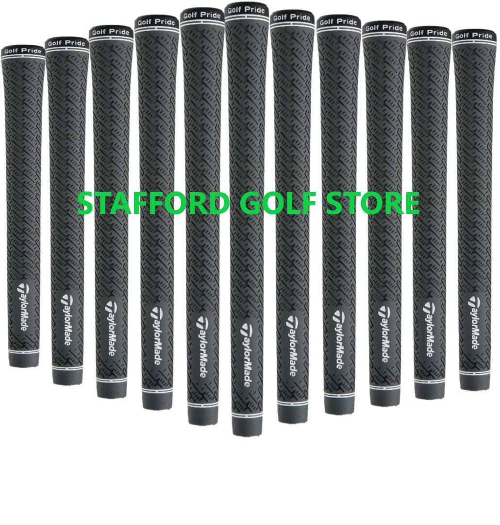 Golf Grip Set of 5-8 Pairs TaylorMade Z-Grip Standard Golf Club Grips Gray Black