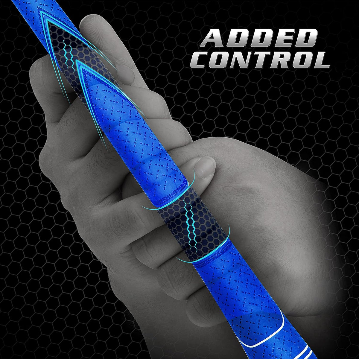 Golf Grip Set - High Traction Rubber Golf Club Grips with Tapes and Kits