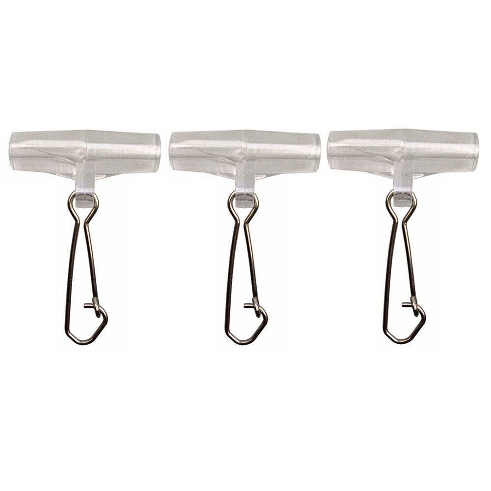 Fishing Line Sinker Slider with Snap - Heavy Duty Tackle for Freshwater & Saltwater