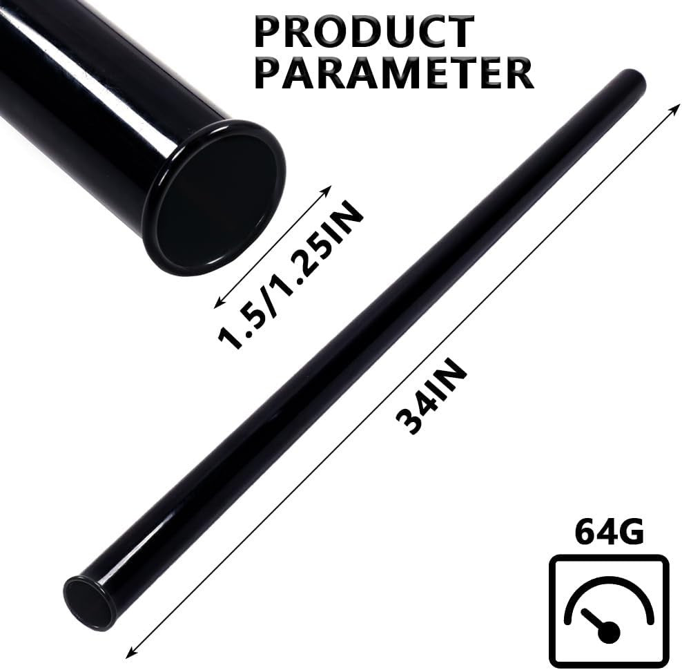 Golf Club Tube Organizer Set - 14pcs 34-inch Plastic Dividers with 1.25" & 1.5" Inner Diameter