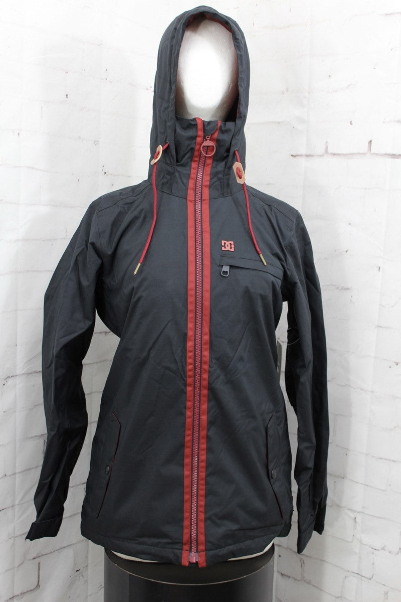 Women's Snowboard Jacket Waterproof Insulated Ski Coat Anthracite Black