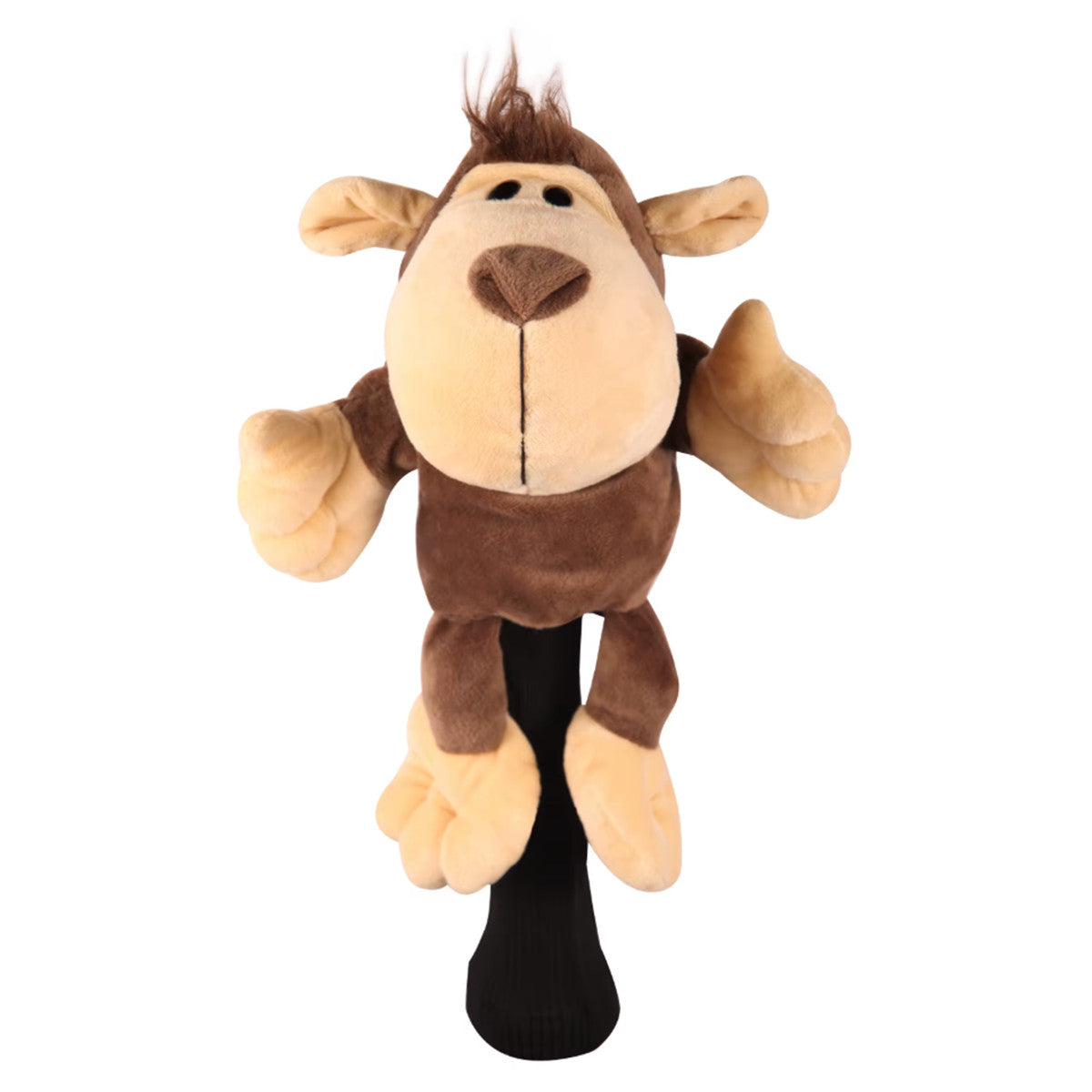 Funny Monkey Plush Golf Driver Headcover - Cute Animal Club Protector 11.5"
