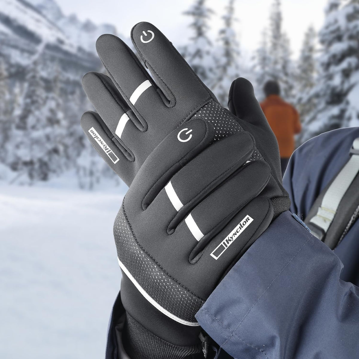 Thermal Winter Gloves with Touchscreen & Anti-Slip Grip for Running and Driving