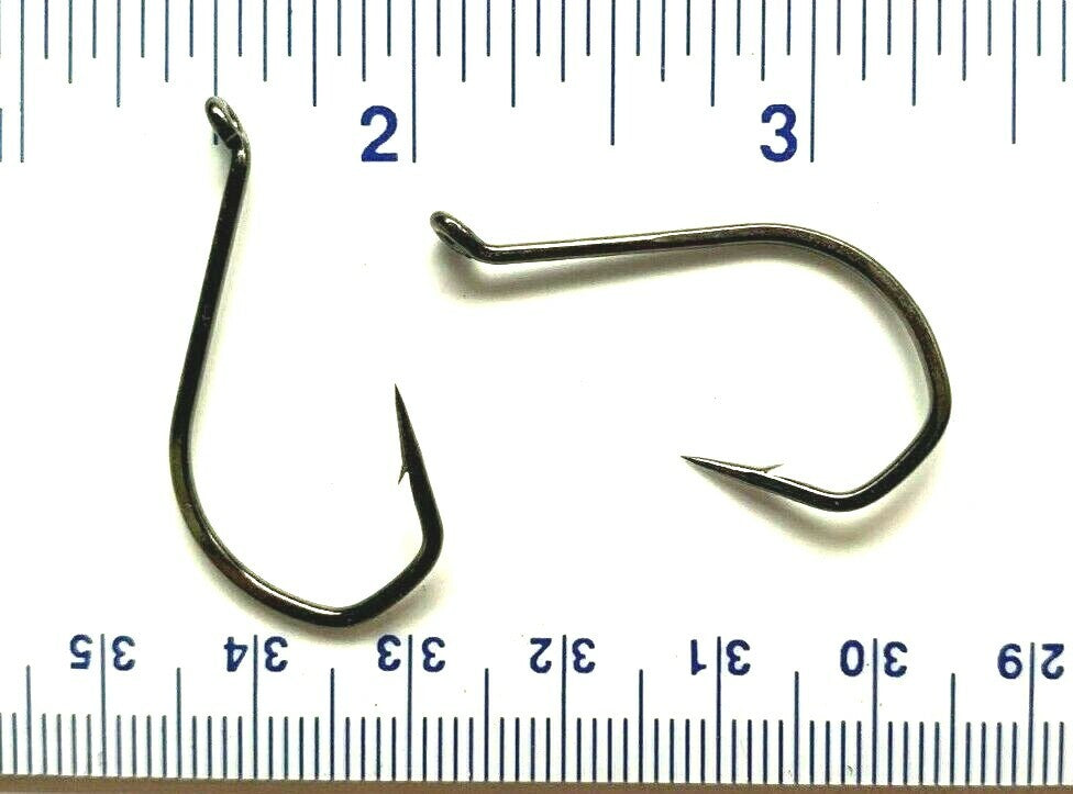 500 VMC Black Nickel Octopus Hooks Size 2/0 for Live Bait Fishing