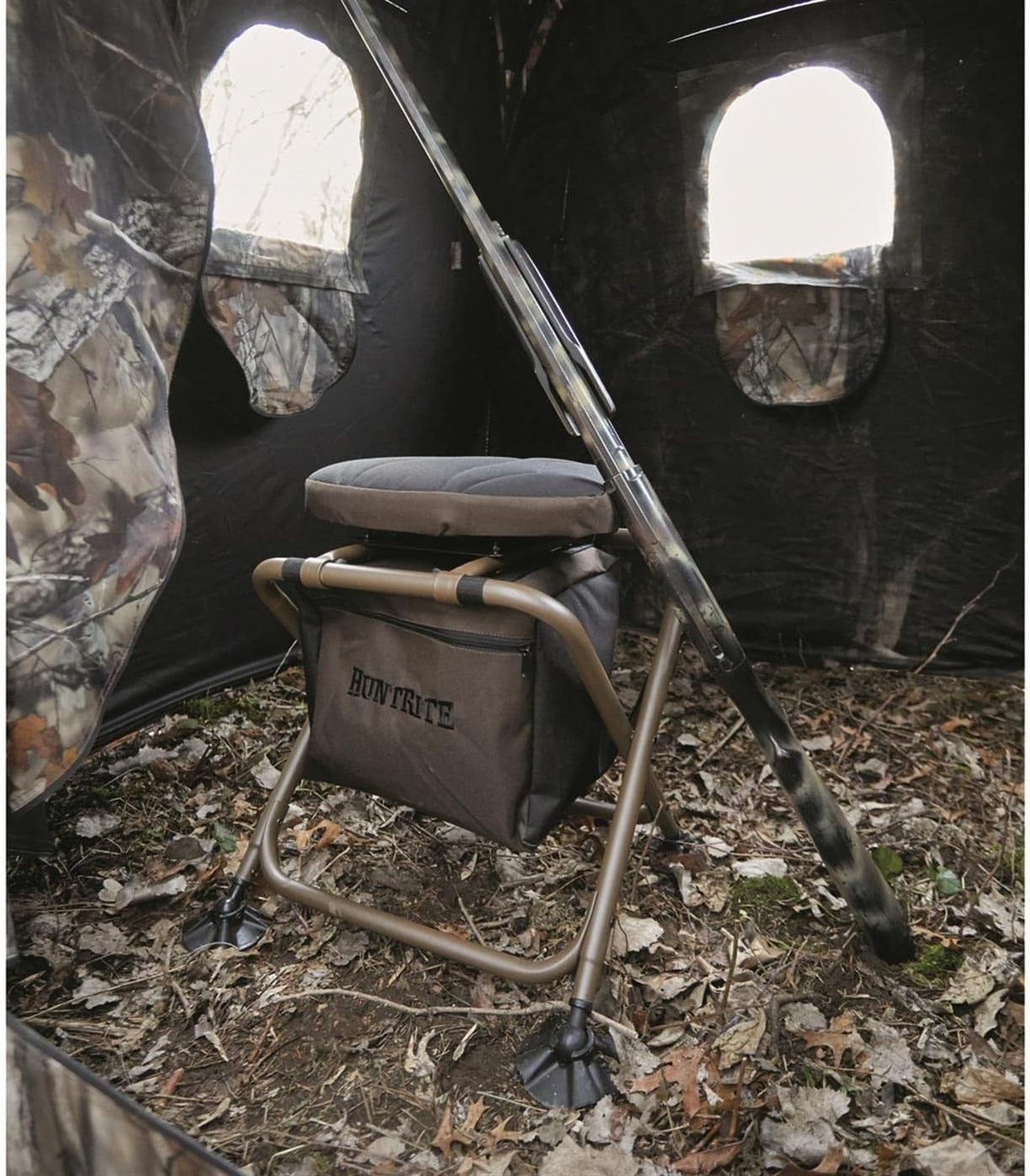 Deluxe 4-Panel Spring Steel Hunting Blind for Deer and Turkey