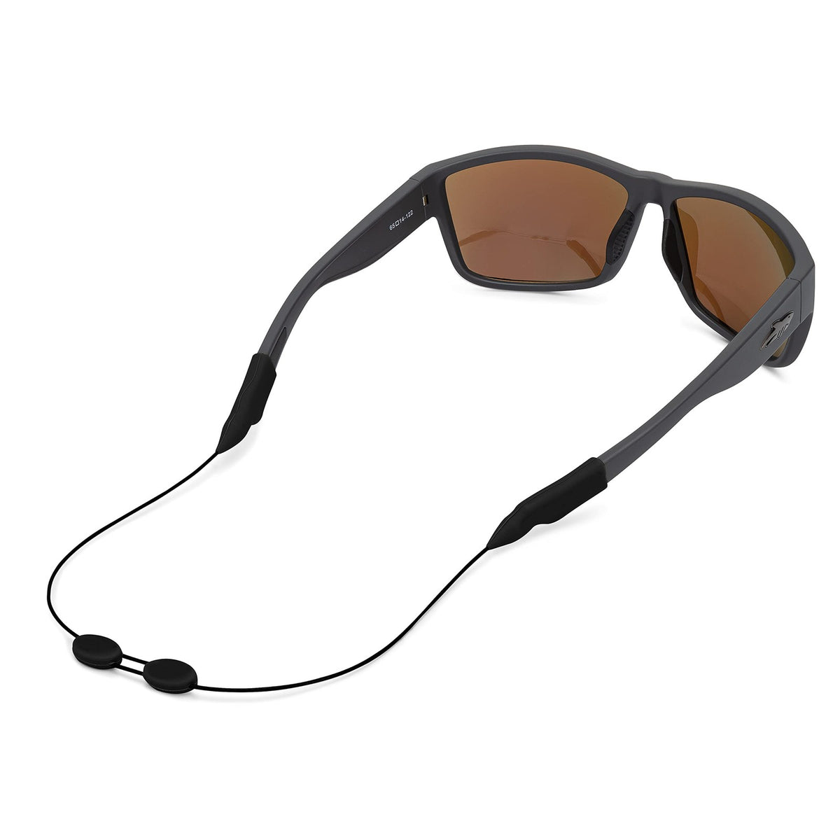 Adjustable Sunglasses Retainer Strap 2 Pack - Black, 16 Inches