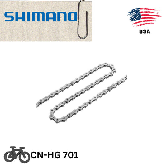 11 Speed Bicycle Chain for MTB & Road - Shimano HG-HG701 with Quick Link