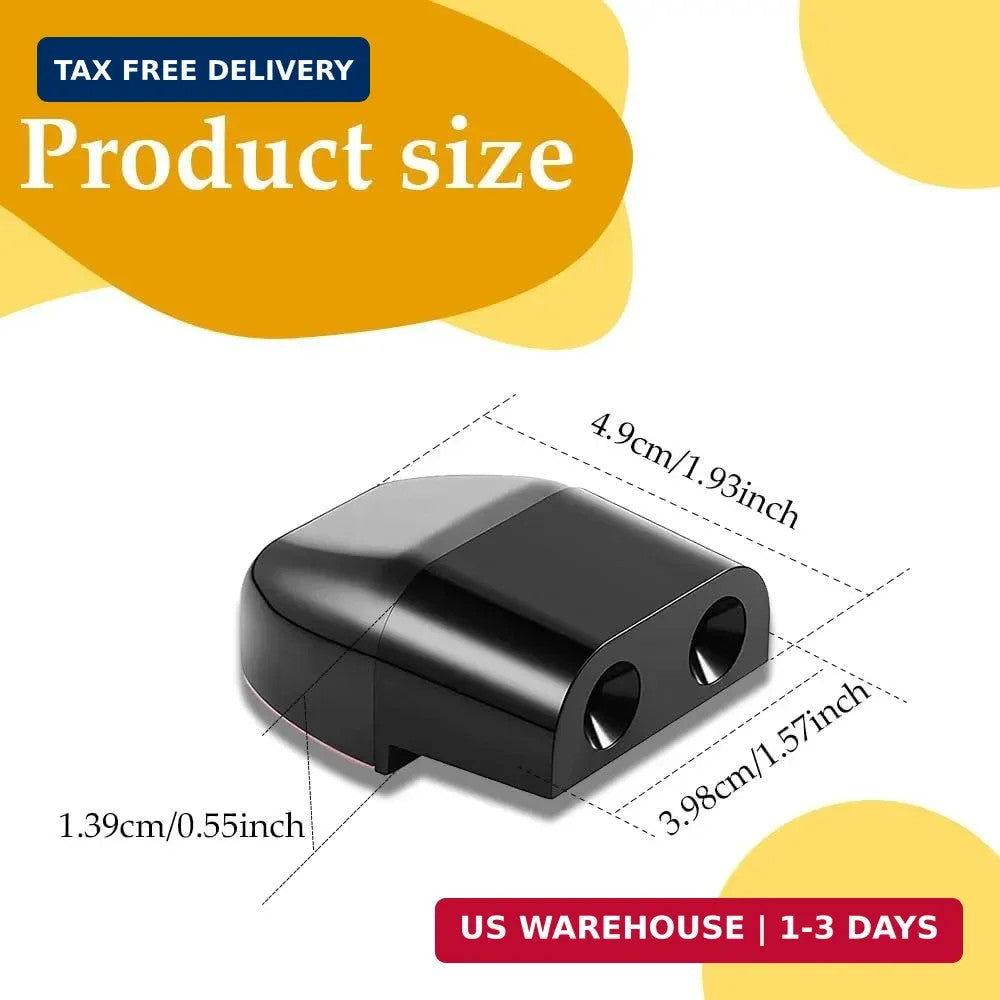 2PCS Ultrasonic Deer Warning Whistles for Vehicle Safety - Animal Alert Devices