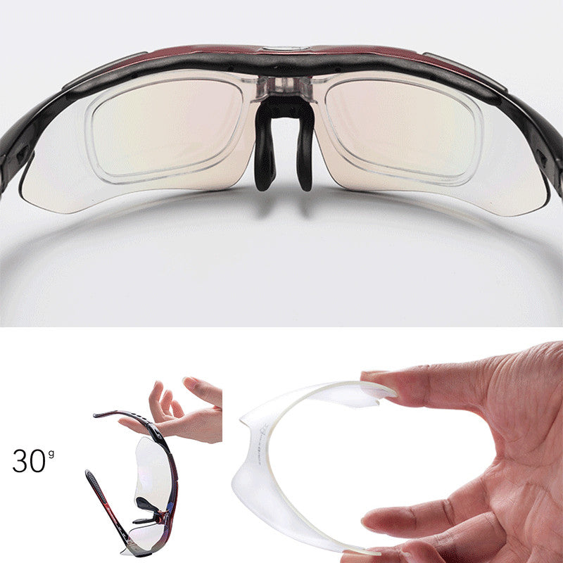 Sports Cycling Sunglasses Polarized UV400 Blue Lens Lightweight Eyewear