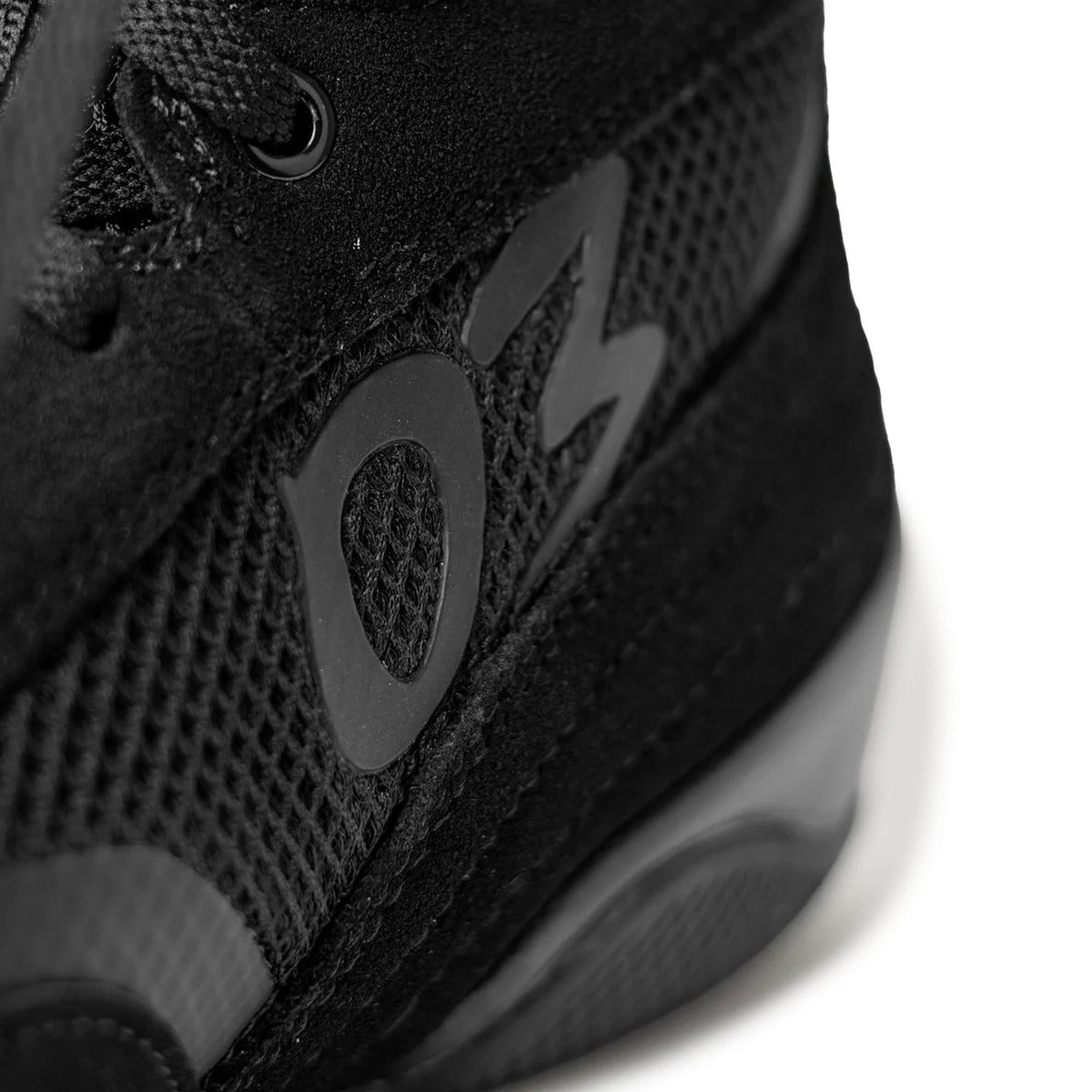 High Top Boxing Boots - Black, Size 8 for Combat Sports