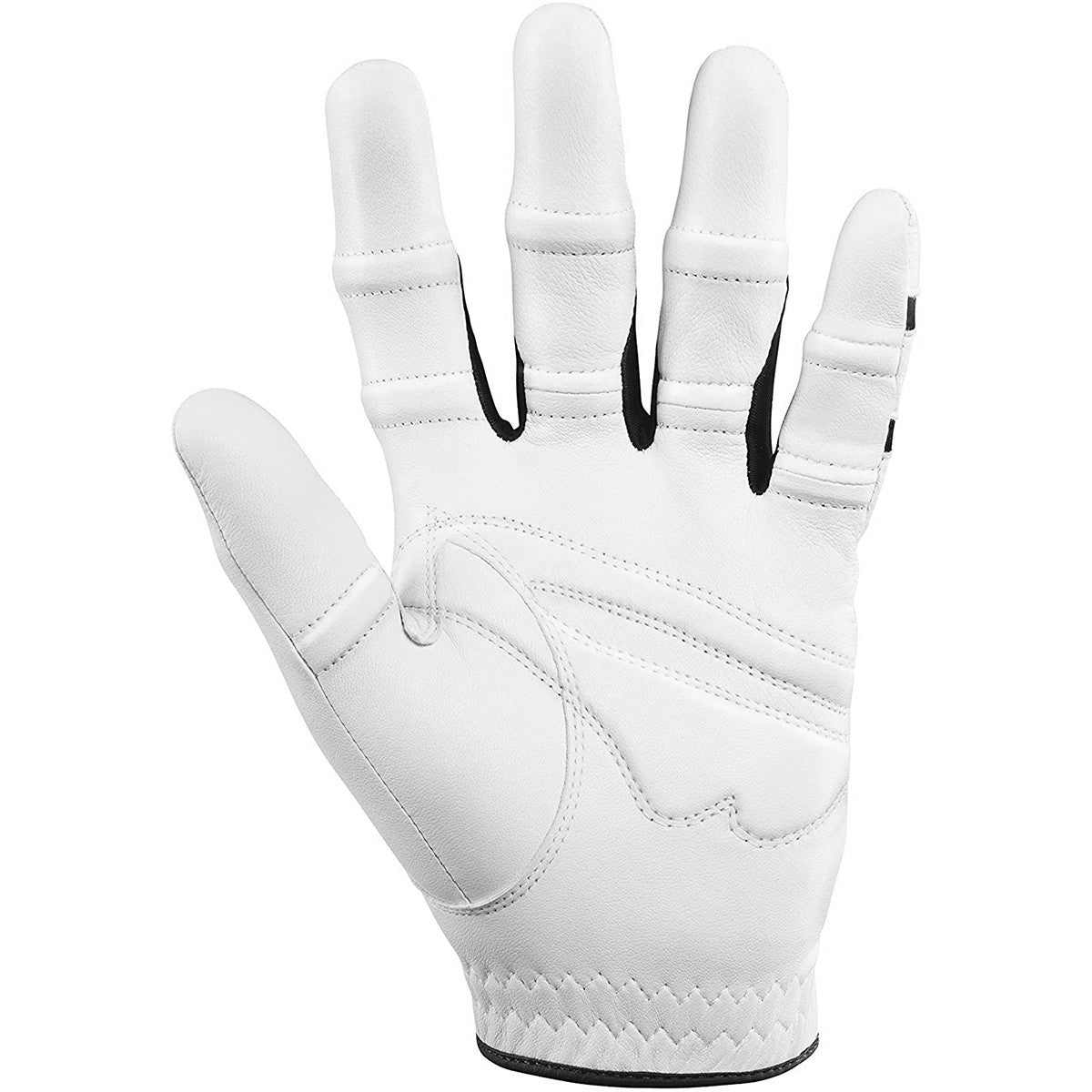 Men's Golf Glove Left Hand Grip Support Dual Expansion Zone White