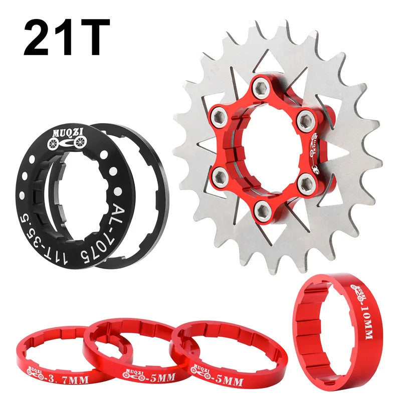Single Speed Bicycle Cassette Cog 12T-22T Upgrade Kit for MTB & Road Bikes