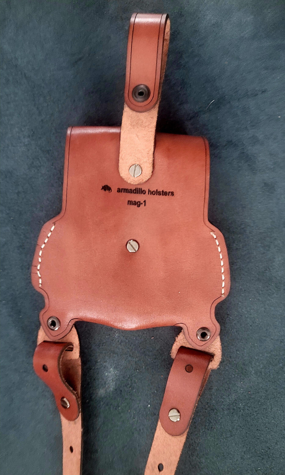 Leather Horizontal Shoulder Holster for Sig P365 P365X - Right Hand Fit
