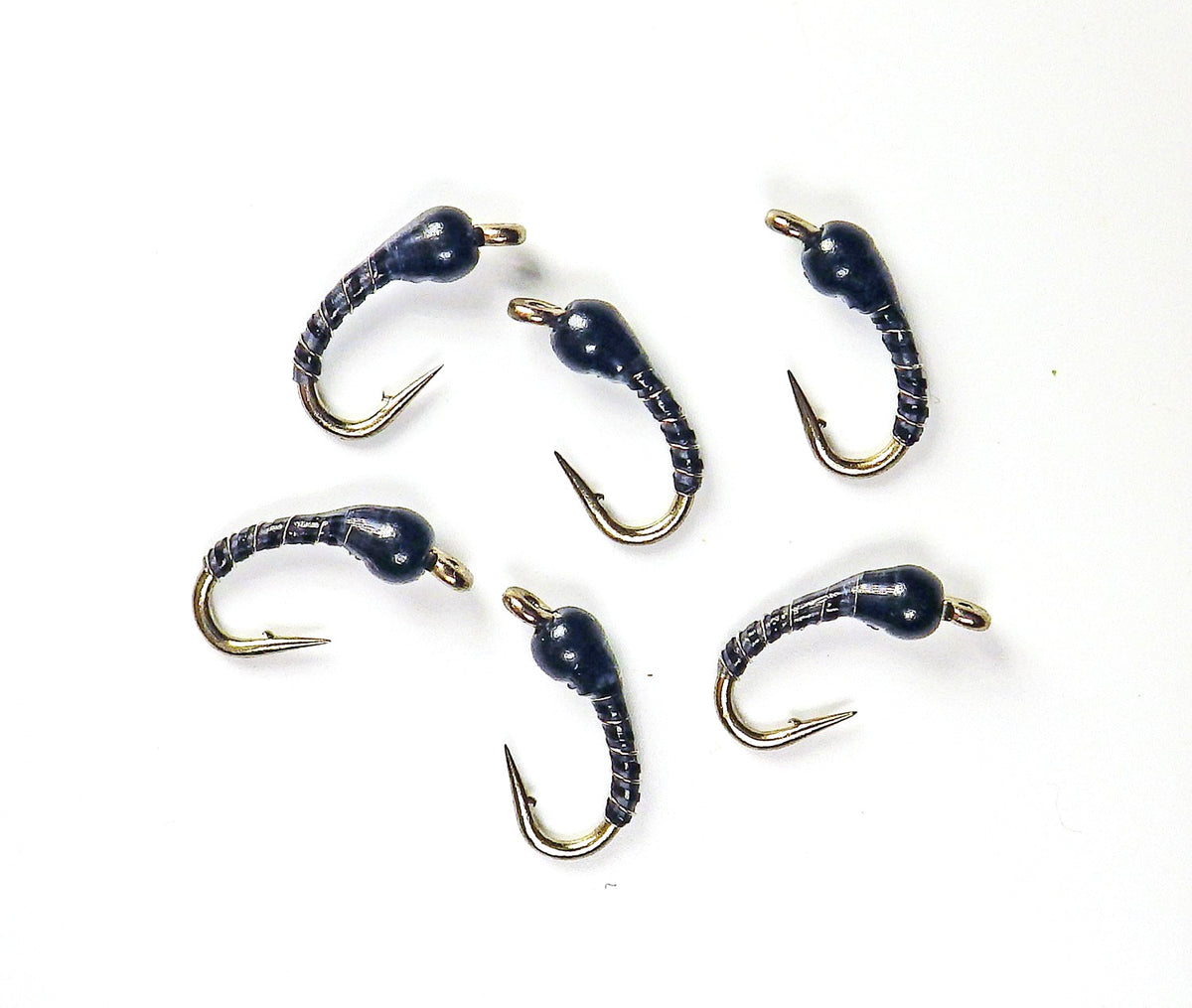 Premium Tungsten Midge Trout Flies for Fly Fishing - Multiple Sizes