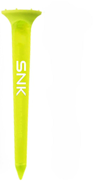 Unbreakable Plastic Golf Tees 8 Pack Long & Short Distance Tees Yellow