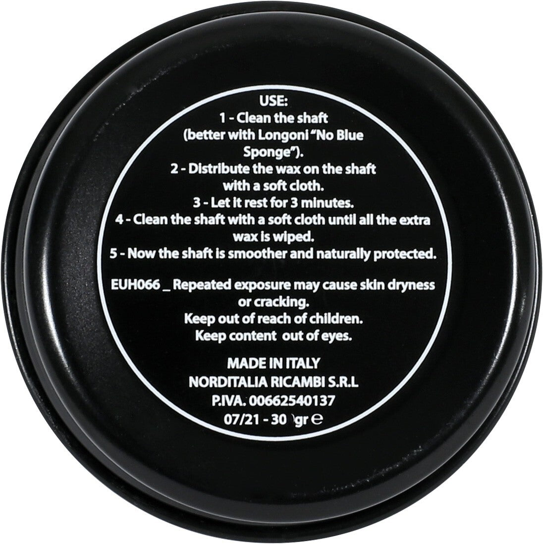 Special Wax for Wooden Billiard Cue Shafts - 1 oz, Longoni