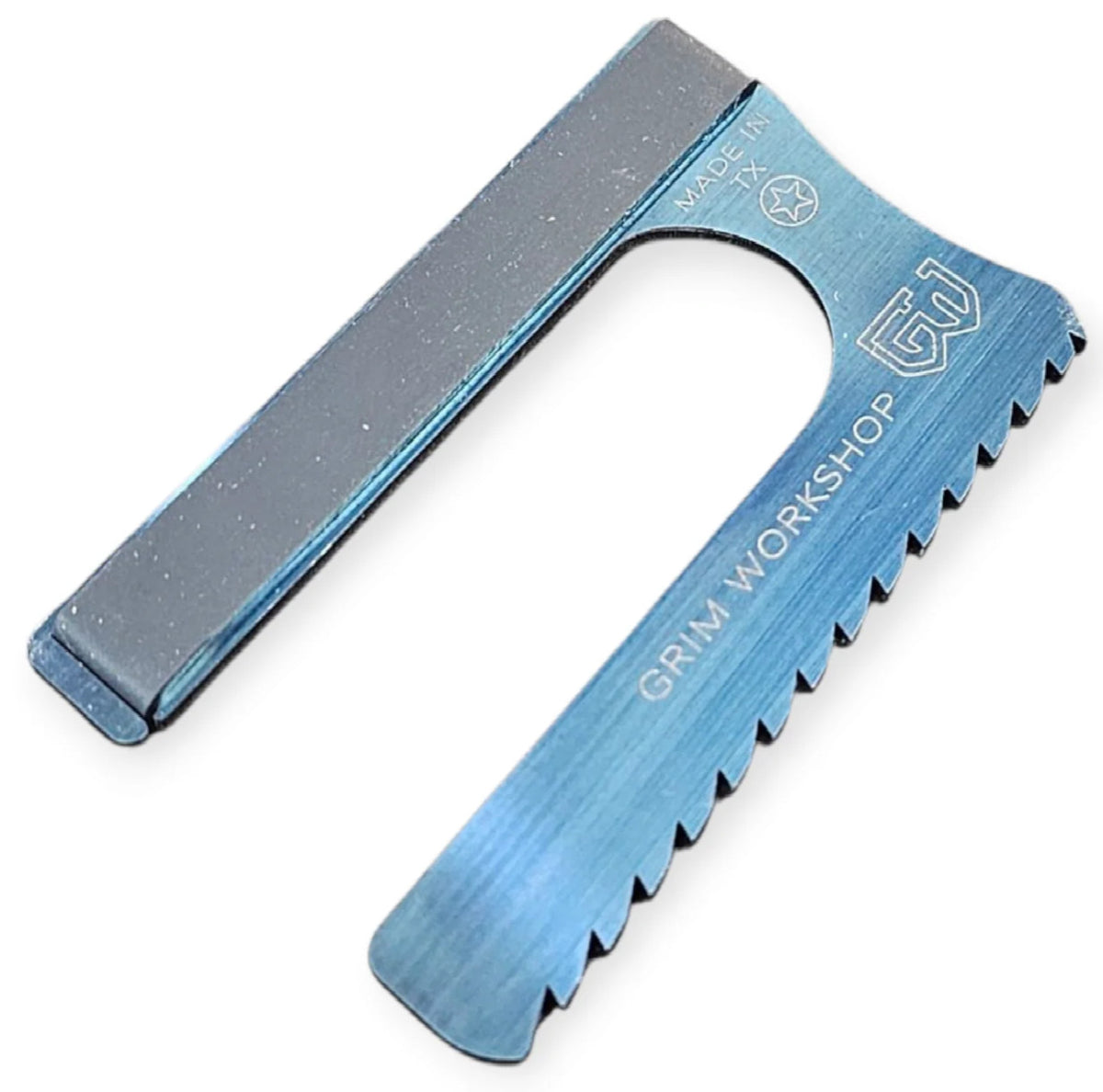 Survival Card with Ferro Rod and Saw Blade - Compact Emergency Tool
