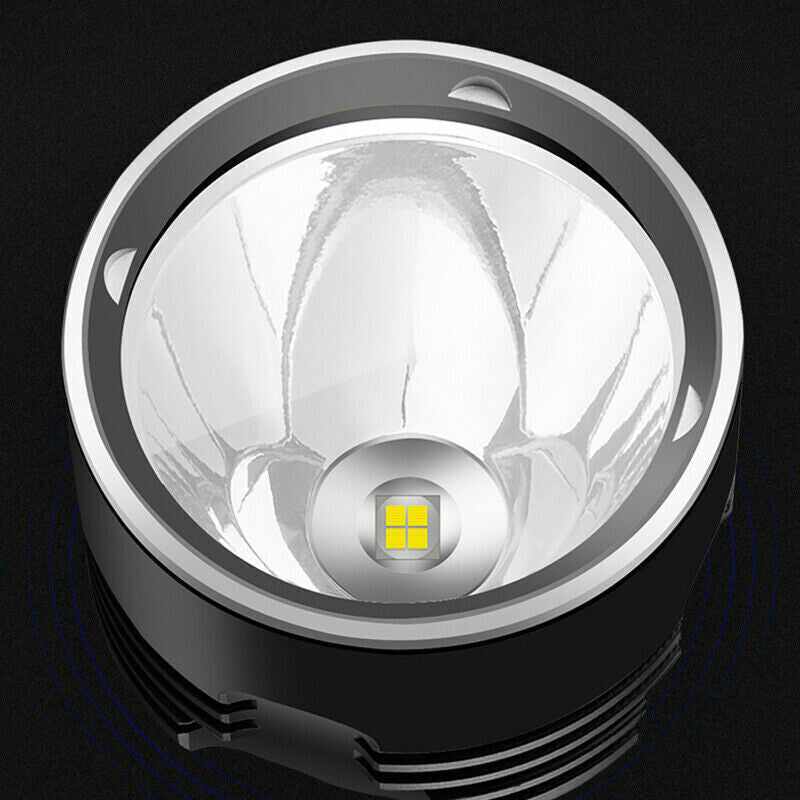 1200000LM High-Power Rechargeable LED Tactical Flashlight - Waterproof & Shockproof